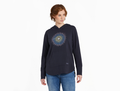 Life is Good Women's Crusher-Flex Hoodie Tunic - Heart Rays