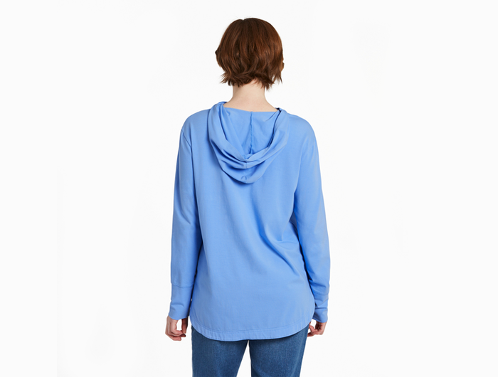 Life is Good Women's Crusher-Flex Hoodie Tunic - Lotus Breathe