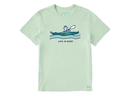 Life is Good Men's Crusher Tee - Kayak Jake