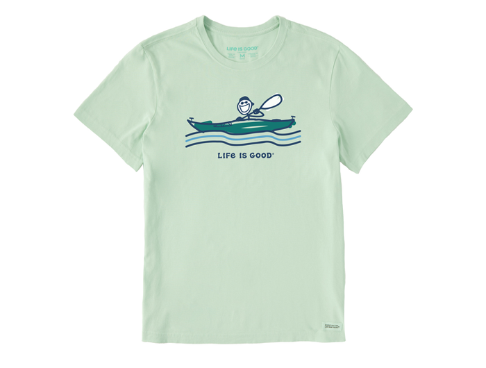 Life is Good Men's Crusher Tee - Kayak Jake