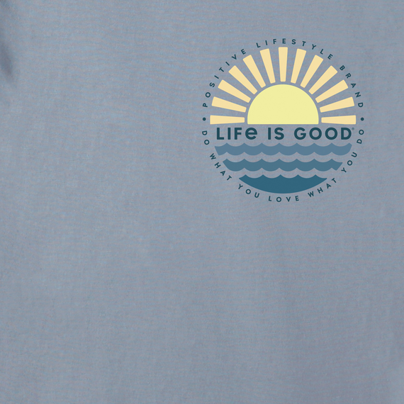 Life is Good Men's Crusher Tee - Sunset On the Water