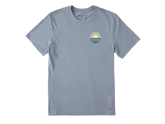 Life is Good Men's Crusher Tee - Sunset On the Water