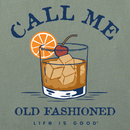 Life is Good Men's Crusher Tee - Call Me Old Fashioned