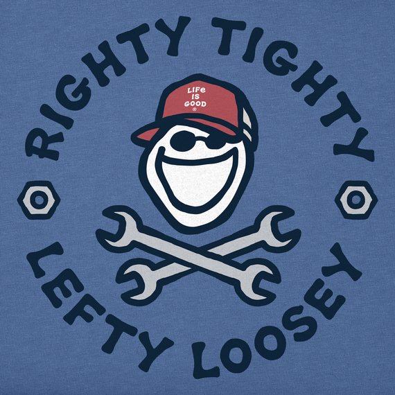 Life is Good Men's Crusher Tee - Righty Tighty Lefty Loosey