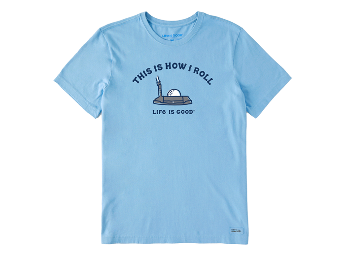 Life is Good Men's Crusher Tee - This Is How I Roll Putter