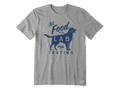 Life is Good Men's Crusher Tee - All Food to the Lab for Testing