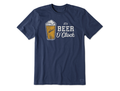 Life is Good Men's Crusher Tee - It's Beer O'Clock