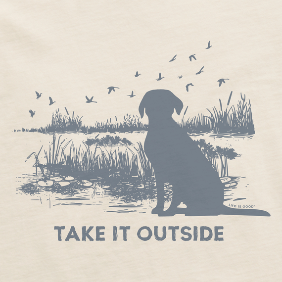 Life is Good Men's Crusher Tee - Take It Outside Marsh