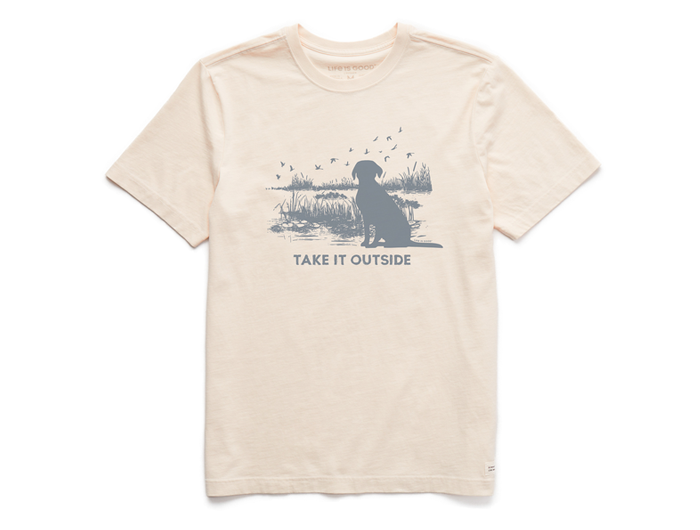 Life is Good Men's Crusher Tee - Take It Outside Marsh