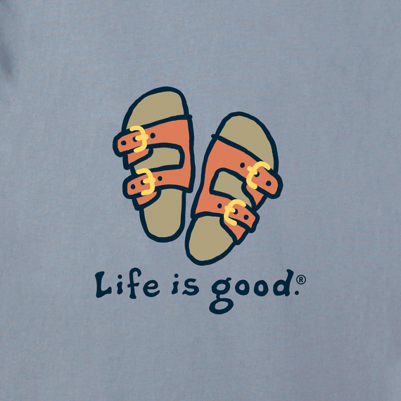 Life is Good Men's Crusher Tee - LIG Sandals