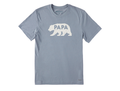 Life is Good Men's Crusher Tee - Papa Bear Silhouette