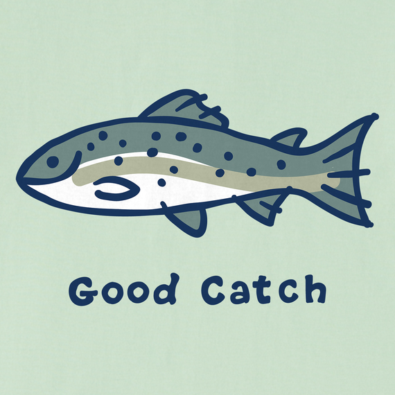 Life is Good Men's Crusher Lite Tee - Good Catch