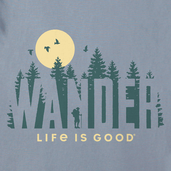 Life is Good Men's Crusher Lite Tee - Wander Forest