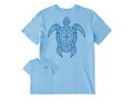 Life is Good Men's Crusher Lite Tee - Tribal Turtle