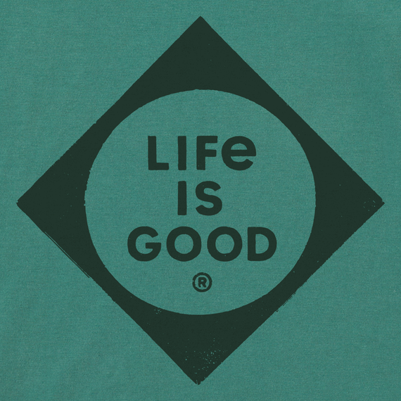 Life is Good Men's Crusher Lite Tee - LIG Diamond