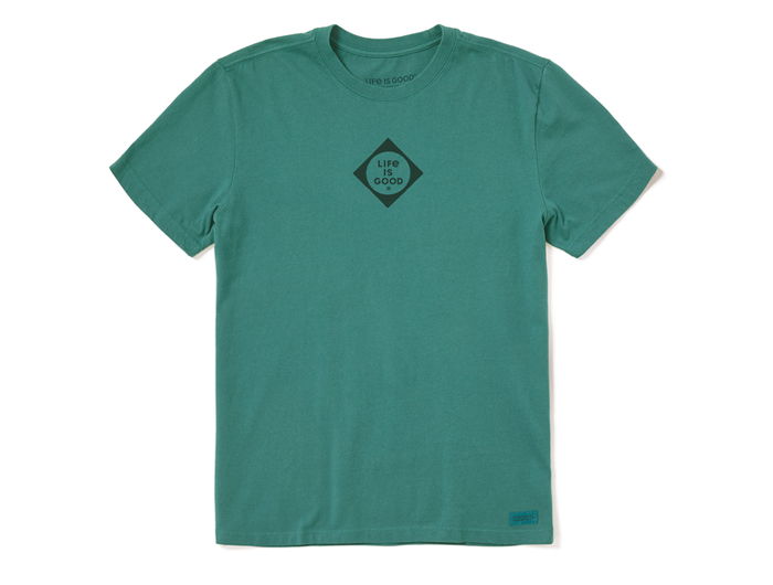 Life is Good Men's Crusher Lite Tee - LIG Diamond