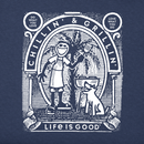 Life is Good Men's Crusher Lite Tee - Retro Chillin' & Grillin'
