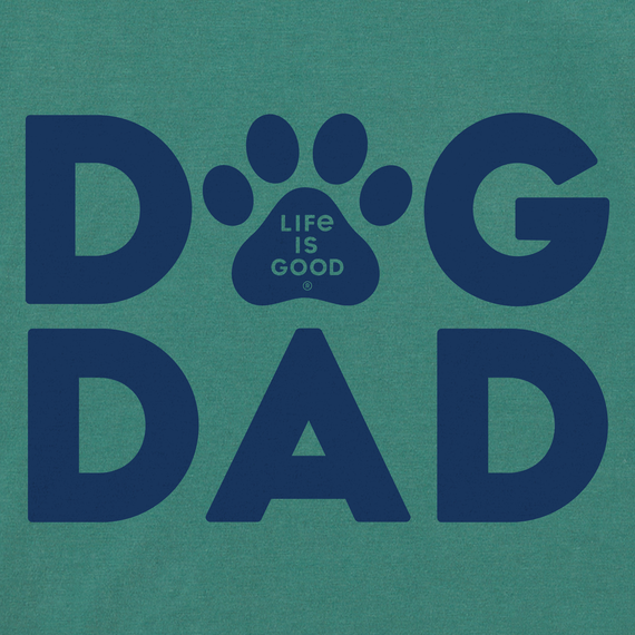 Life is Good Men's Crusher Lite Tee - Dog Dad