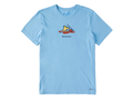 Life is Good Men's Crusher Lite Tee - Rocket Cruisin'