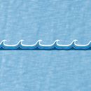 Life is Good Men's Textured Slub Tee - Waves on Waves