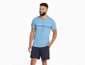 Life is Good Men's Textured Slub Tee - Waves on Waves