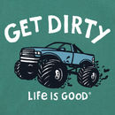 Life is Good Kids' Crusher Tee - Get Dirty Truck