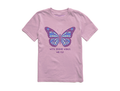 Life is Good Kids' Crusher Tee - With Brave Wings Butterfly