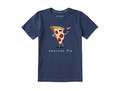 Life is Good Kids' Crusher Tee - American Pizza Pie