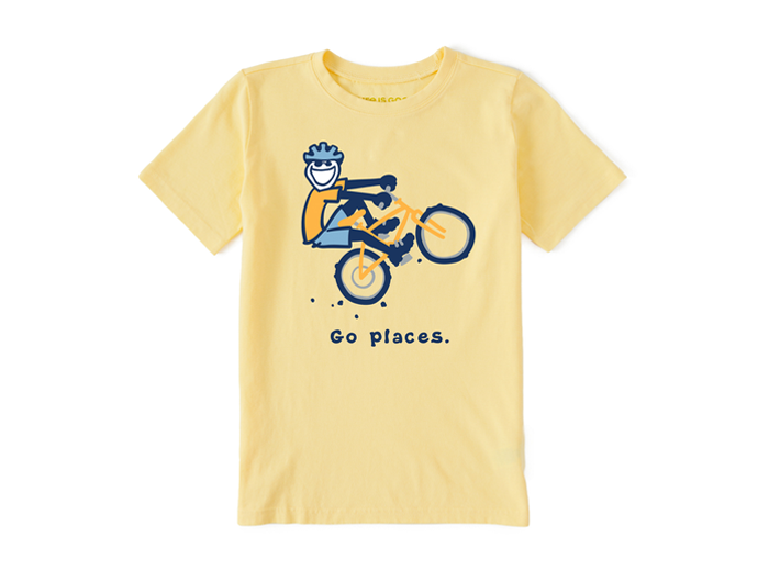 Life is Good Kids' Crusher Tee - Go Places Jake