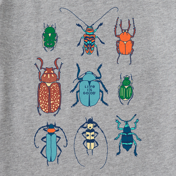 Life is Good Kids' Crusher Tee - Cool Bug Grid