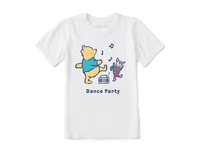 Life is Good Kids' Crusher Tee - Winnie & P Dance Party