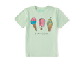 Life is Good Kids' Crusher Tee - Ice Cream Trio Stay Cool