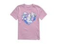 Life is Good Kids' Crusher Tee - Heart of Cats