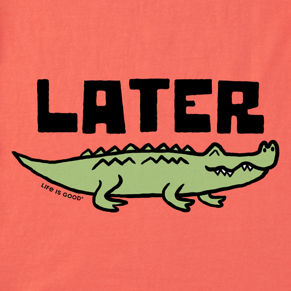 Life is Good Kids' Crusher Tee - Later Gator