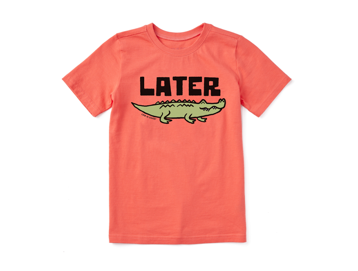 Life is Good Kids' Crusher Tee - Later Gator