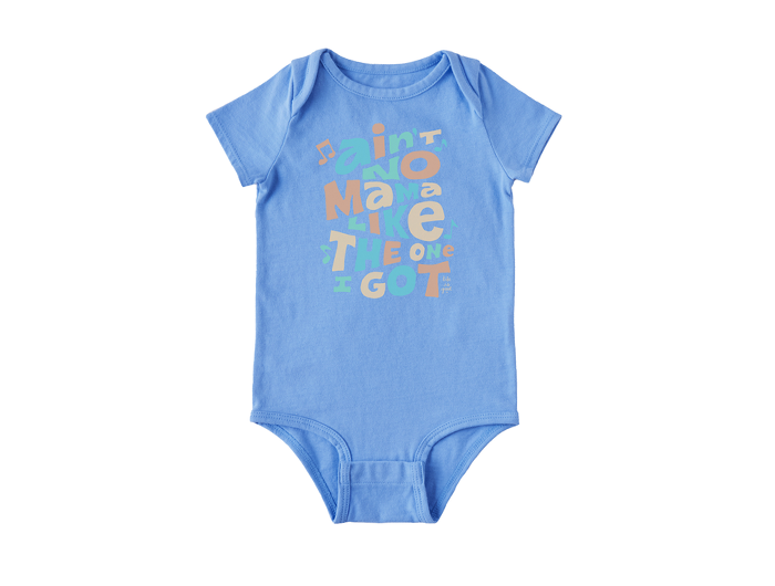 Life is Good Infant Crusher Baby Bodysuit - Ain't No Mama