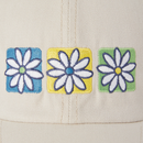 Life is Good Chill Cap - Three Boxed Daisies