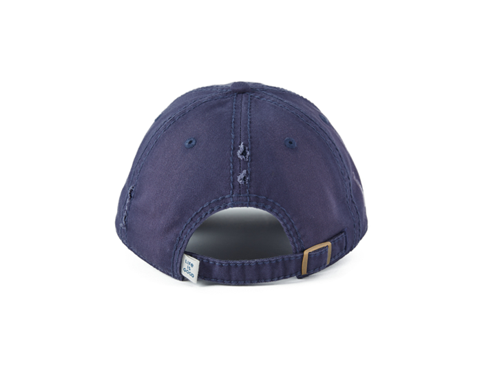 Life is Good Sunwashed Chill Cap - Rocket Lucky Dog Horseshoe