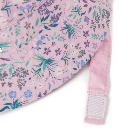 Life is Good Baby Made in the Shade Bucket Hat - Botanical Butterfly Pattern