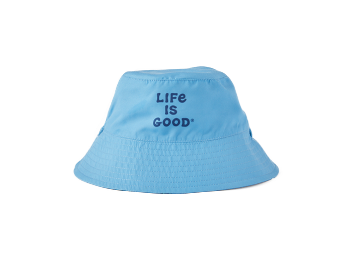 Life is Good Baby Made in the Shade Bucket Hat - Peace Turtle Pattern