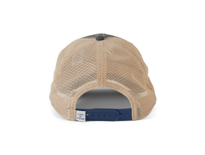 Life is Good Old Favorite Mesh Back Cap - Fish Be With You