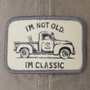 Life is Good Old Favorite Mesh Back Cap - Classic Pickup and Dog