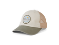 Life is Good Soft Mesh Back Cap - Life Isn't Perfect Woodblock Mountains