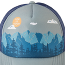 Life is Good Trucker Hat - Mountain Forest Scene