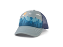 Life is Good Trucker Hat - Mountain Forest Scene