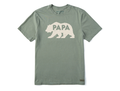 Life is Good Men's Crusher Tee - Papa Bear Solid