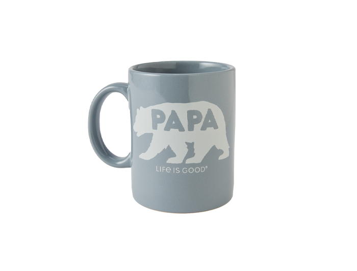 Life is Good Jake's Mug - Papa Bear Silhouette