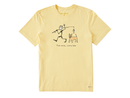 Life is Good Men's Crusher Lite Tee - Jake & Rocket Karma Fish