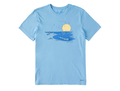 Life is Good Men's Crusher Lite Tee - Fineline Shore Walk