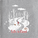 Life is Good Men's Long Sleeve Crusher Tee - Nostalgic Winter Day